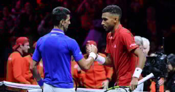 Novak Djokovic and Félix Auger-Aliassime, Laver Cup 2022