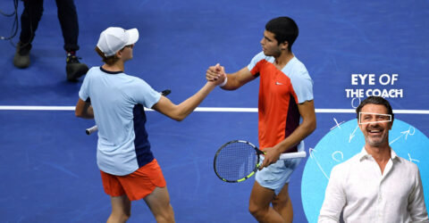 Eye of Coach #66 / Sinner et Alcaraz © Antoine Couvercelle / Panoramic / Tennis Majors
