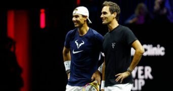 Roger Federer and Rafael Nadal Laver Cup