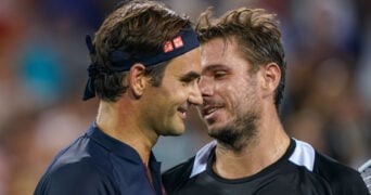 Federer and Wawrinka, Cincinnati, 2018