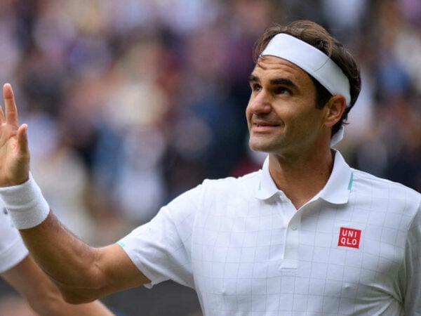 Hubert Hurkacz and Roger Federer, 2022