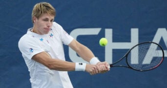 Ilya Ivashka at the 2022 US Open in New York