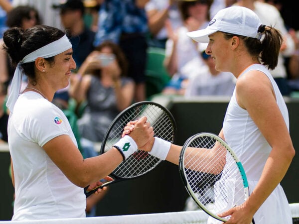 Ons Jabeur and Iga Swiatek Wimbledon 2021
