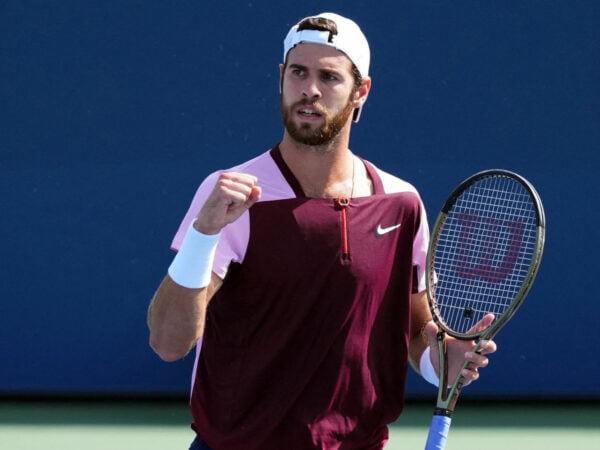 Karen Khachanov at the 2022 US Open in New York