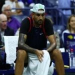 Nick Kyrgios distraught USO 2022