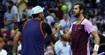 Nick Kyrgios and Karen Khachanov, US Open 2022