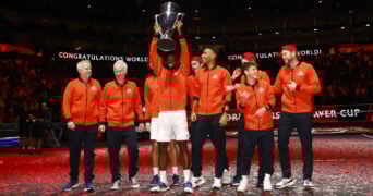 Team World winning the Laver Cup, 2022