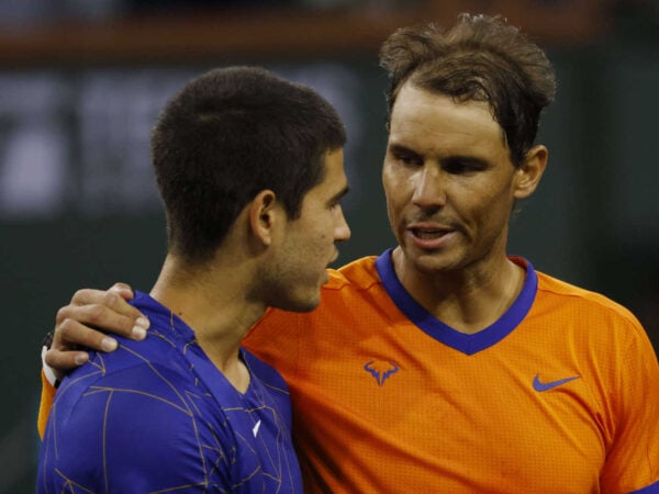 Carlos Alcaraz and Rafael Nadal, Indian Wells 2022
