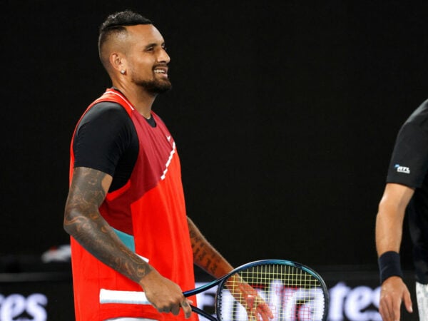 Nick Kyrgios and Thanasi Kokkinakis at the 2022 Australian Open