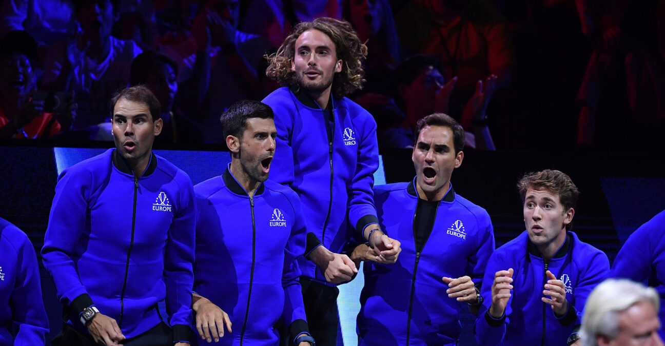 Federer and Nadal and Tsitsipas Laver Cup 2022