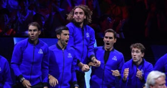 Federer and Nadal and Tsitsipas Laver Cup 2022