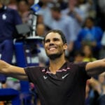 Rafael Nadal at the 2022 US Open in New York