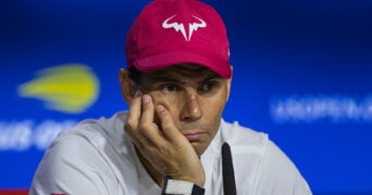 Rafael Nadal at the 2022 US Open in New York