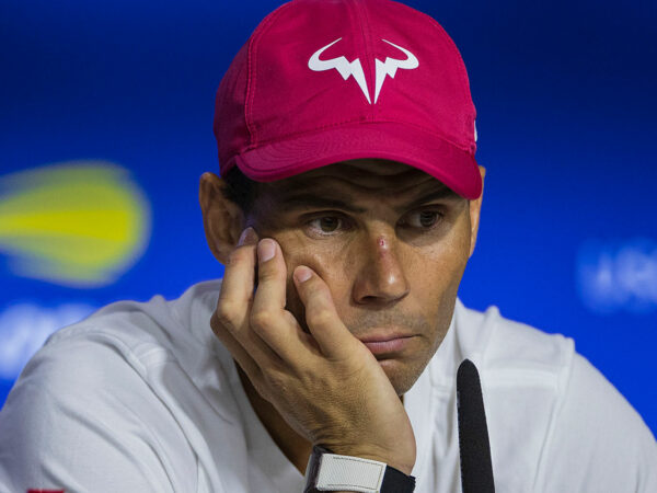 Rafael Nadal at the 2022 US Open in New York
