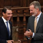 Rafael Nadal received the Camino Real award from King Felipe