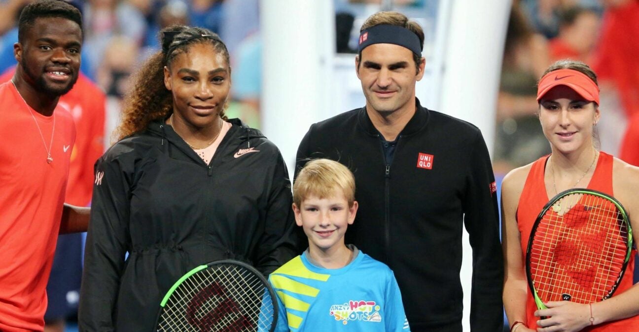 Serena Williams and Roger Federer