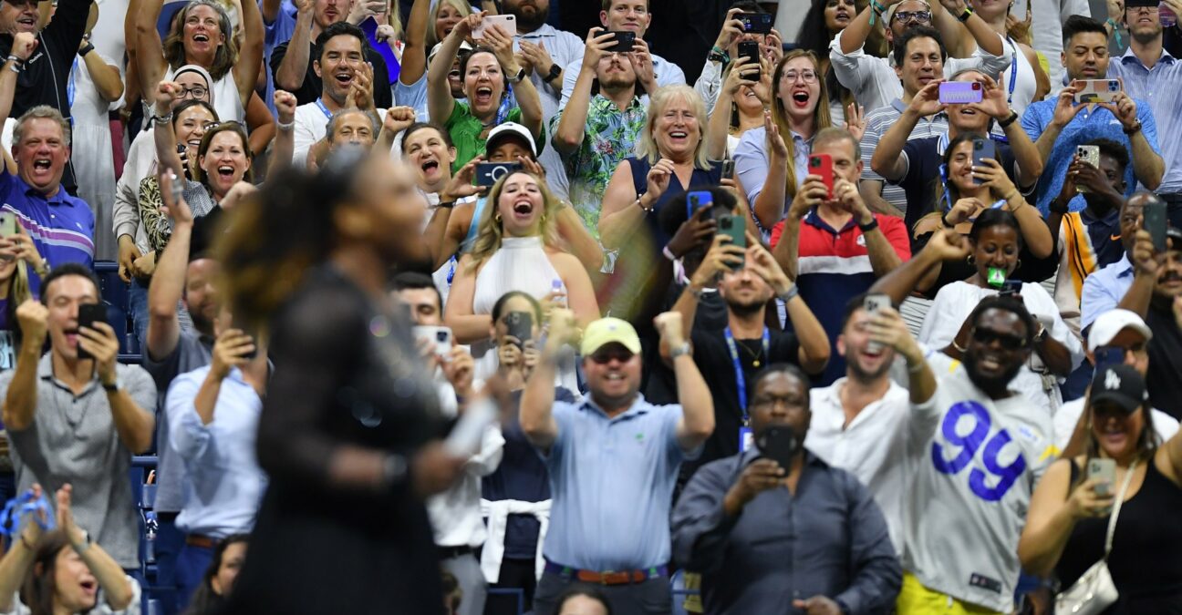 Serena Williams USO crowd