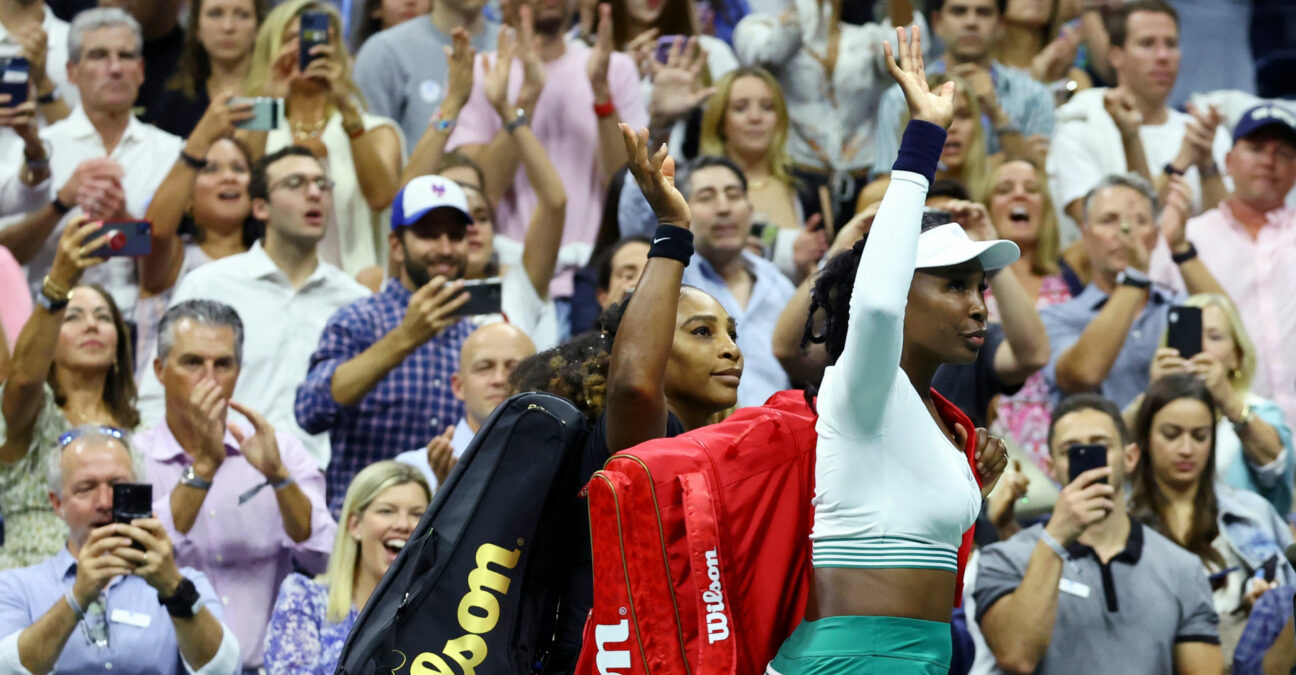 The Williams sisters at the 2022 US Open