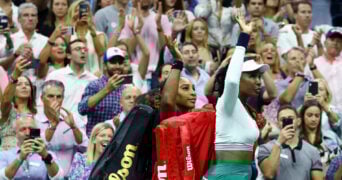 The Williams sisters at the 2022 US Open