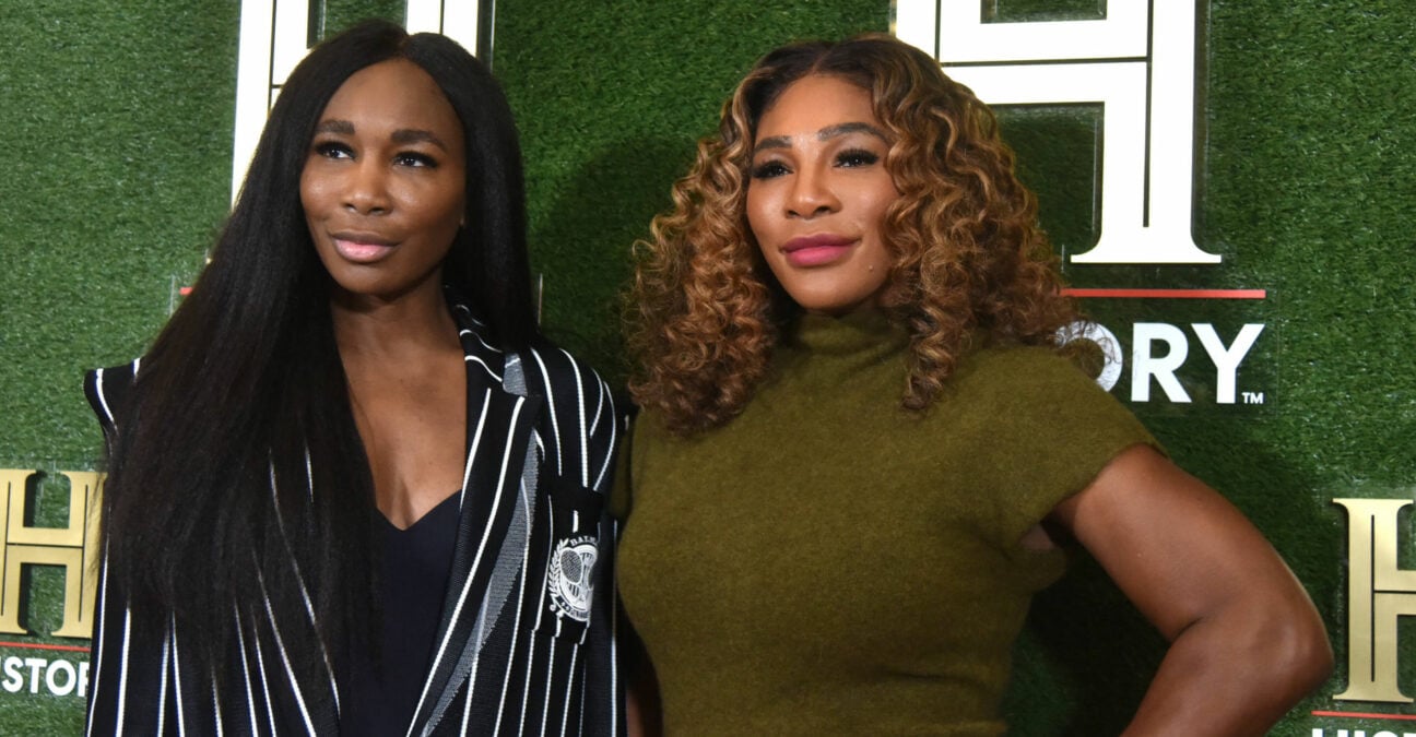 Venus Williams and Serena Williams at HISTORYTalks 2022: Your Place in History at DAR Constitution Hall in Washington, DC on September 24, 2022.