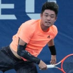 Yibing Wu at the 2022 US Open in New York