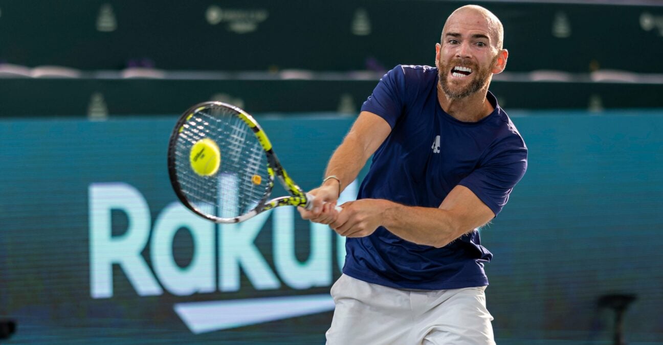 Adrian Mannarino backhand 2022