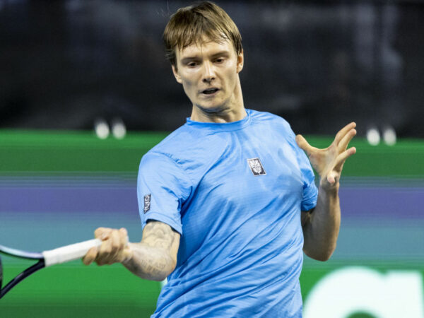 Alexander Bublik at the 2022 Davis Cup event in Glasgow