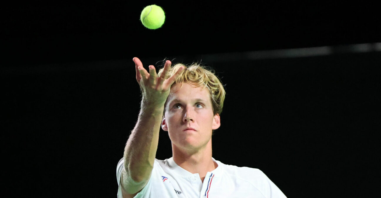 Antoine Bellier at the ATP Rennes Challenger
