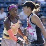 Coco Gauff and Jessica Pegula at the 2022 National Bank Open in Toronto