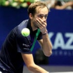Daniil Medvedev at the 2022 Astana Open