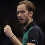 Daniil Medvedev at the 2022 Vienna Open