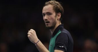 Daniil Medvedev at the 2022 Vienna Open