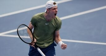 Denis Shapovalov at the 2022 Vienna Open