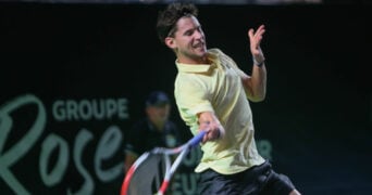 Dominic Thiem at the ATP Rennes Challenger in September 2022
