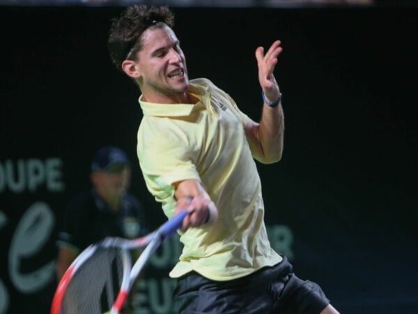 Dominic Thiem at the ATP Rennes Challenger in September 2022