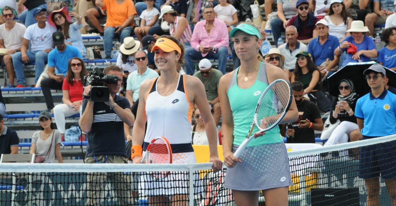 Alize Cornet and Elise Mertens, Monastir 2022