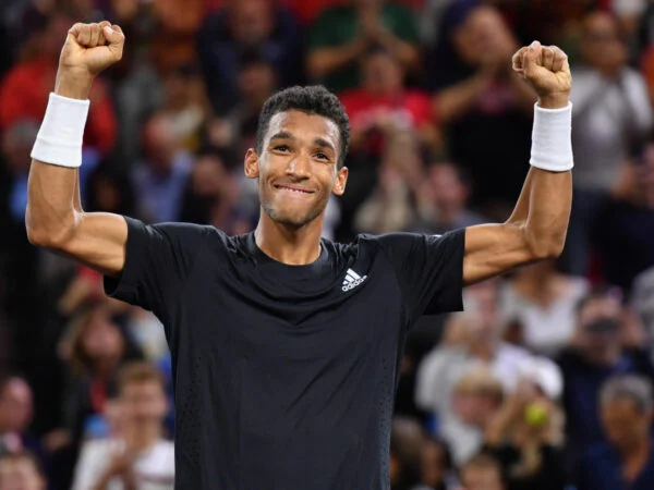 Felix Auger-Aliassime at the Florence Open