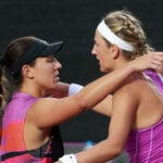 Jessica Pegula and Vika Azarenka, 2022