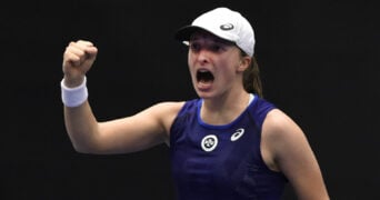 Iga Swiatek at the 2022 Ostrava Open