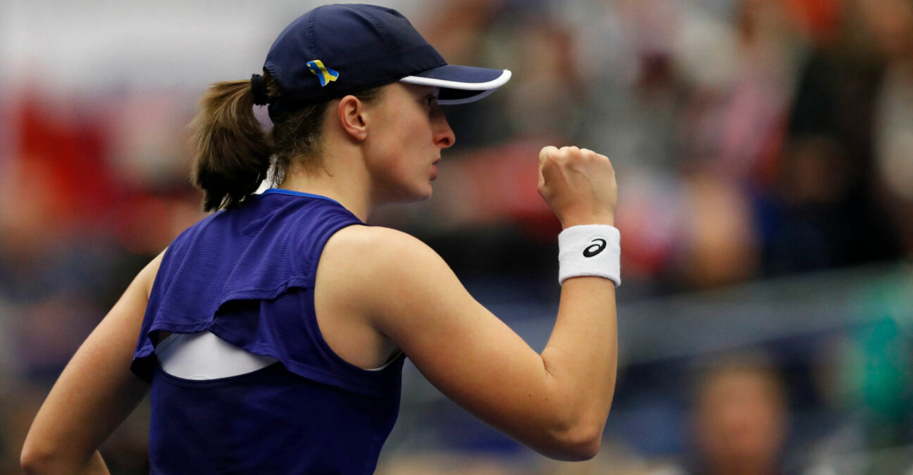 Iga Swiatek at the 2022 Ostrava Open