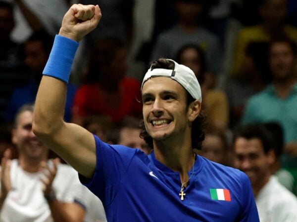 Lorenzo Musetti celebration 2022