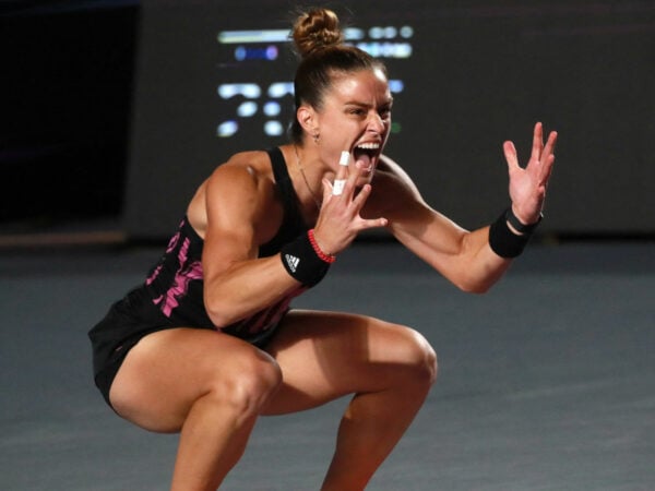 Maria Sakkari at the 2022 WTA Guadalajara Open