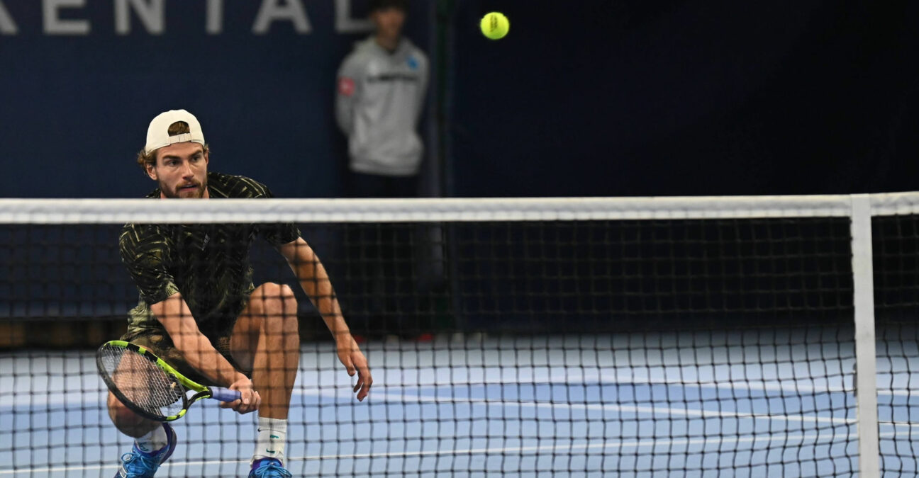 Maxime Cressy at the Herren Challenger in November 2021