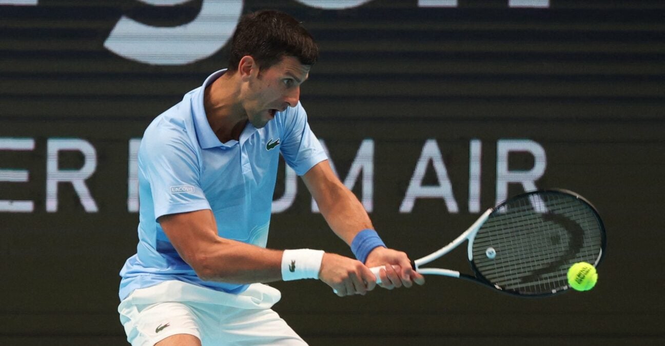 Novak Djokovic backhand