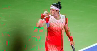 Ons Jabeur at the 2022 Jasmin Open in Montasir Tunisia