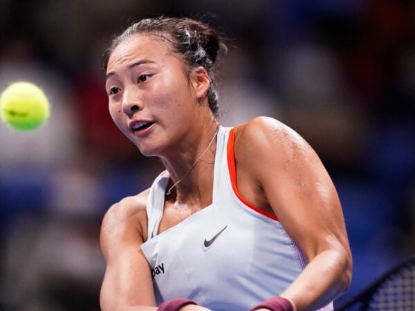 Qinwen Zheng at the 2022 Toray Pan Pacific Open in Tokyo