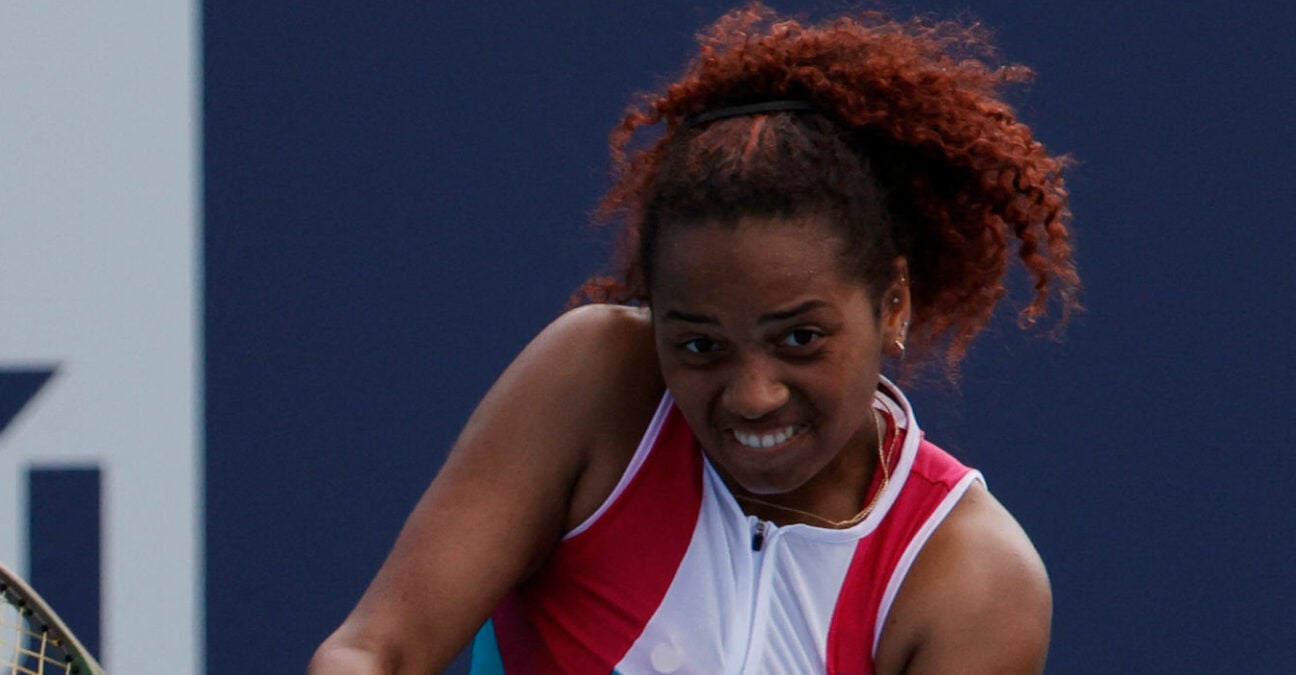 Robin Montgomery at the 2022 Miami Open