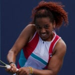 Robin Montgomery at the 2022 Miami Open