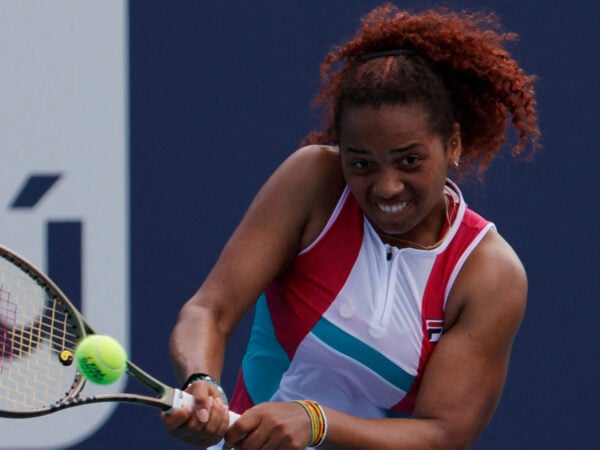 Robin Montgomery at the 2022 Miami Open