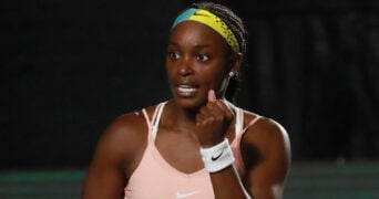 Sloane Stephens at the WTA Guadalajara Open